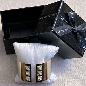 Victoria’s Secret Wide Cuff Clutch Rhinestone Bracelet